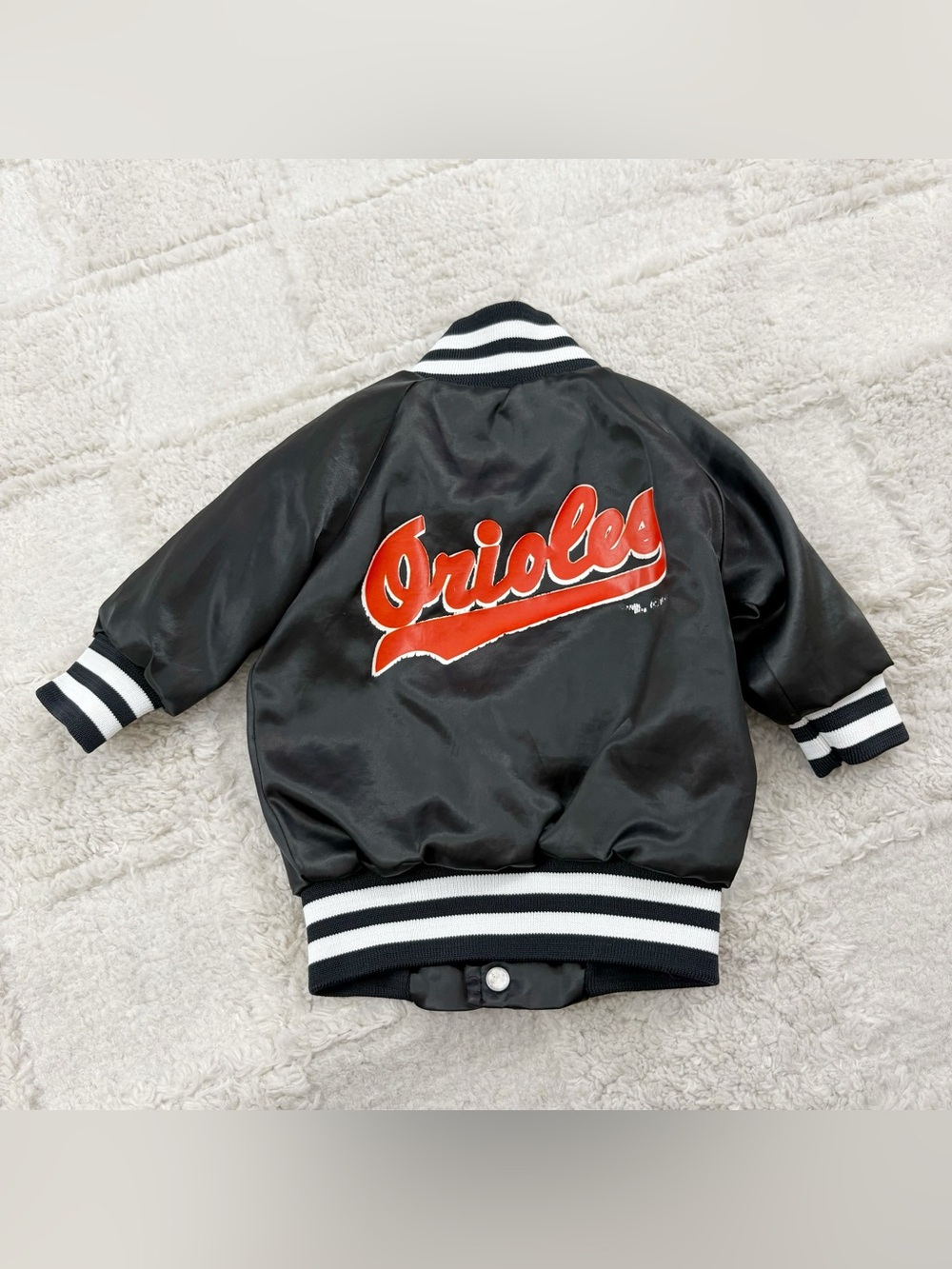 Vintage Locker Line Baltimore Orioles Baseball Jacket 12 Months - Picture 5 of 12